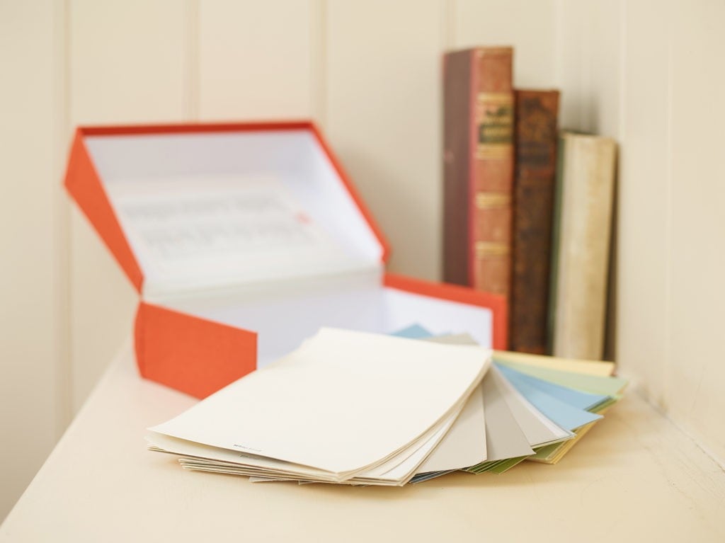 hand painted a5 colour box