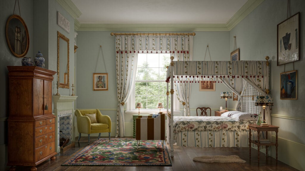 Bedroom design by Edward Bulmer for Salon